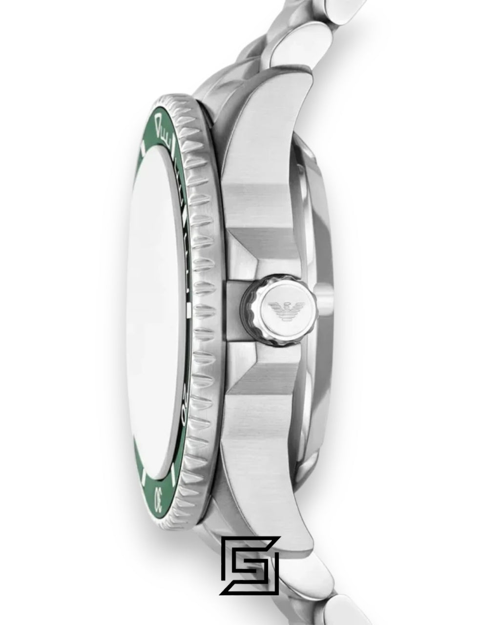 Emporio Armani AR60088 Green Dial Stainless Steel Men's Watch