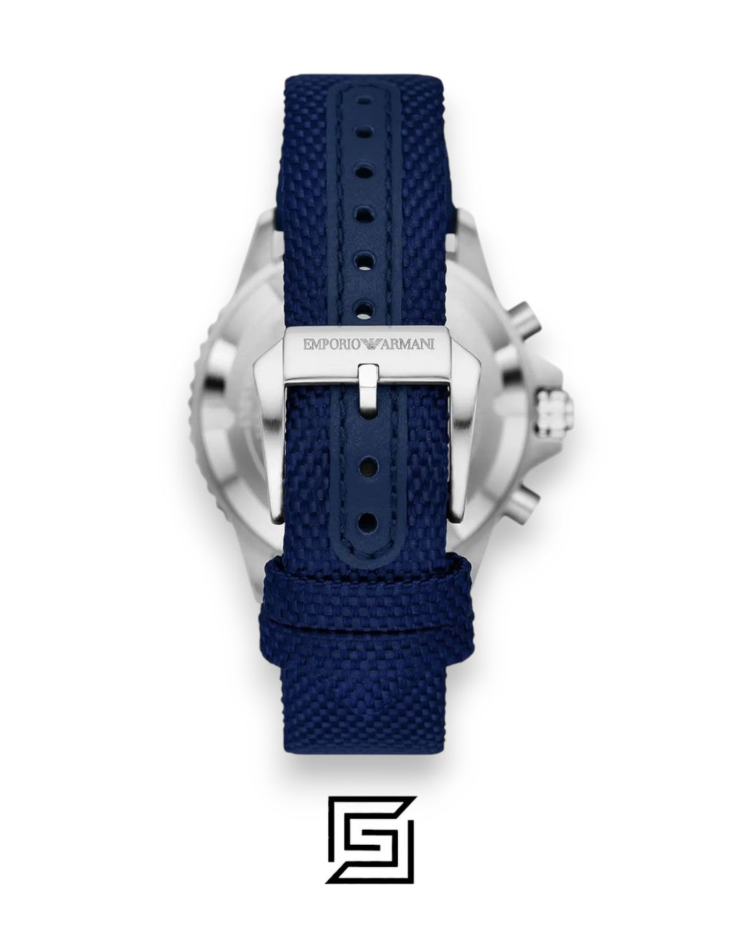 Emporio Armani AR11588 Blue Dial Men's Stainless Steel Watch