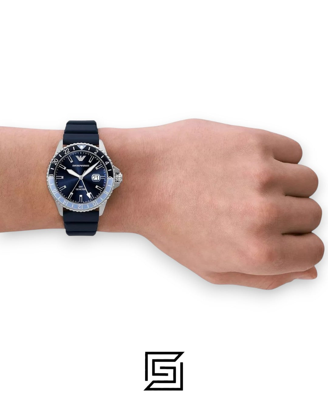 Armani AR11592 Blue Dial Watch