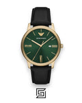 Emporio Armani AR11601 Men's Gold Case Green Dial Watch