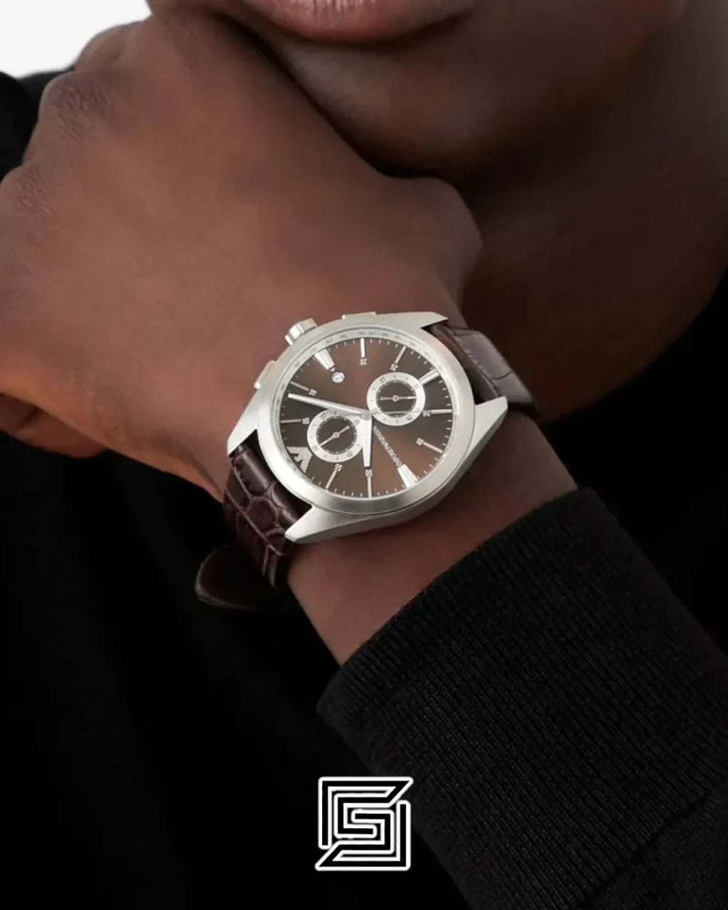 Emporio Armani AR11482 Brown Dial Chronograph Watch