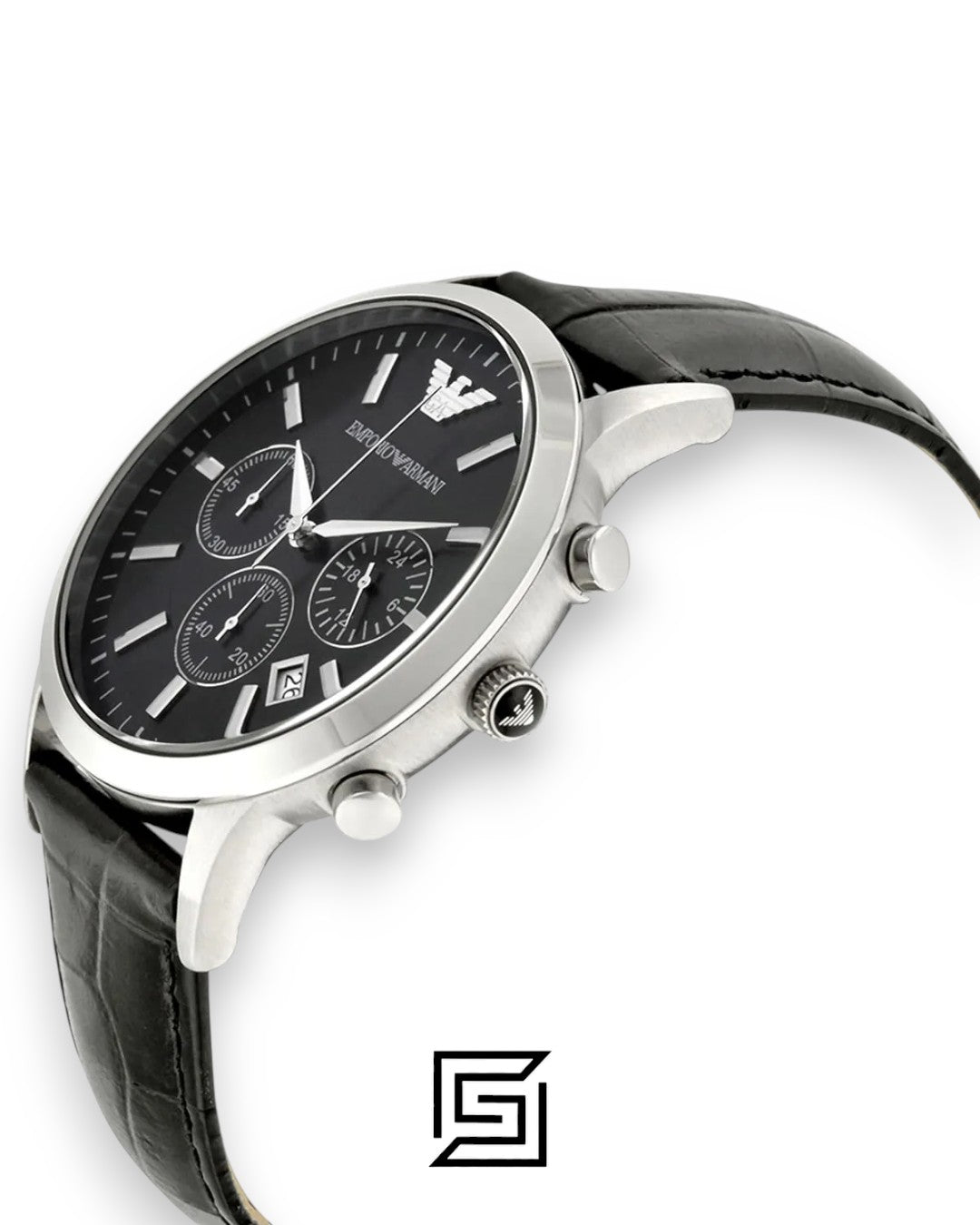 Emporio Armani AR2447 Men's Black Dial Chronograph Watch