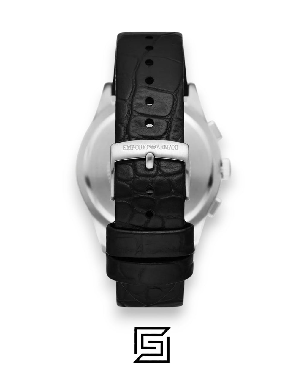 Armani AR11530 Men's Chronograph Black Dial Watch 44mm