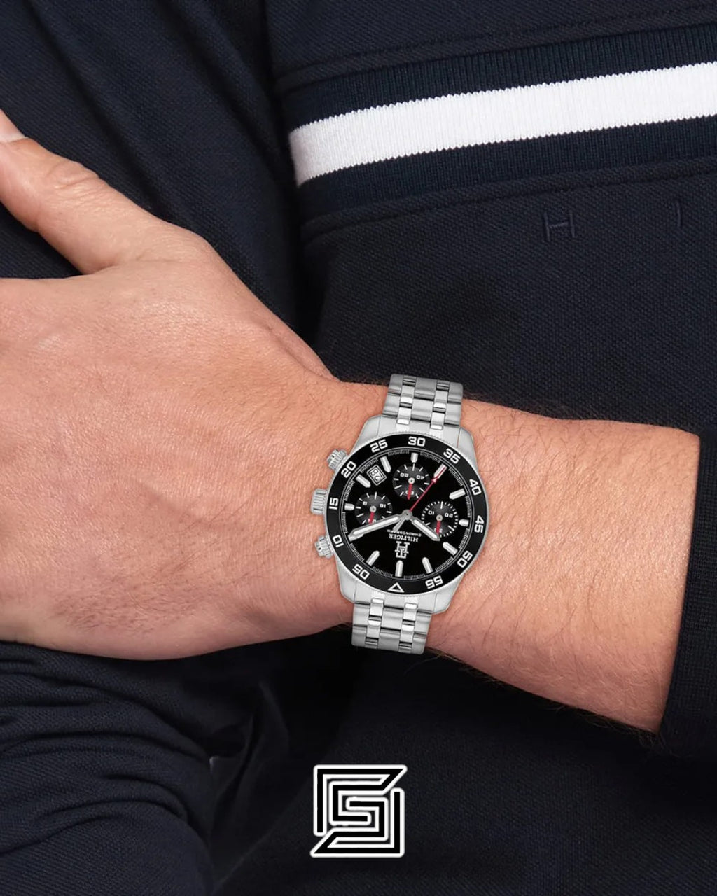 Tommy Hilfiger 1792156 Black Dial Chronograph Watch