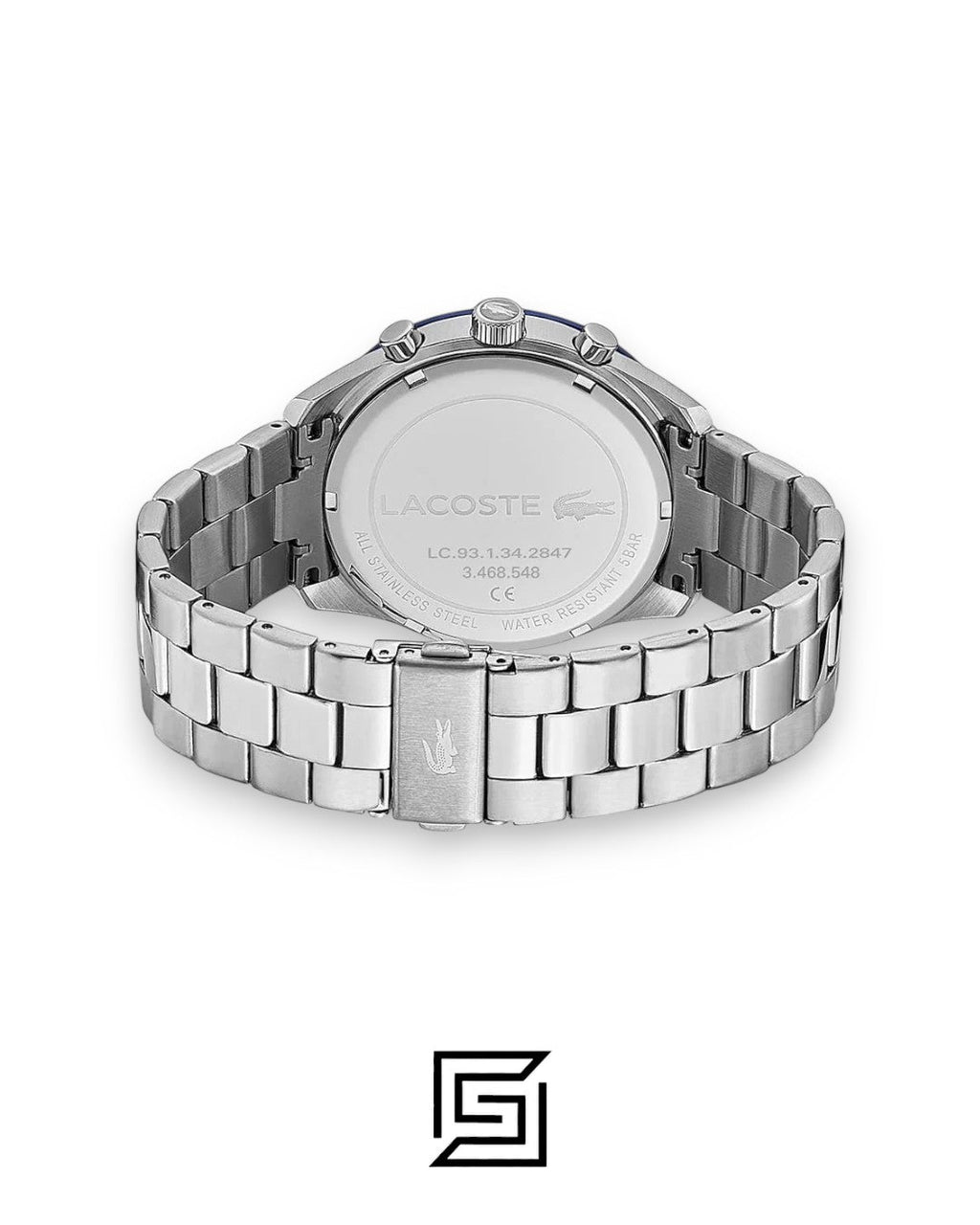 Lacoste 2011081 Men's Chronograph Blue Dial Stainless Steel Watch
