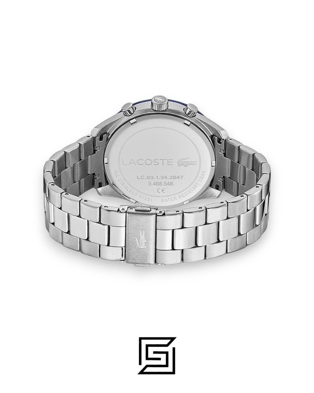 Lacoste 2011081 Men's Chronograph Blue Dial Stainless Steel Watch