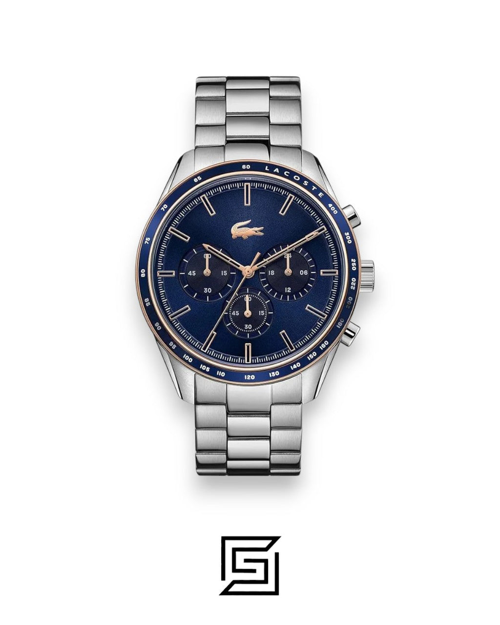Lacoste 2011081 Men's Chronograph Blue Dial Stainless Steel Watch