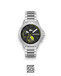 Lacoste 2011207 Men's Stainless Steel Black Dial Watch