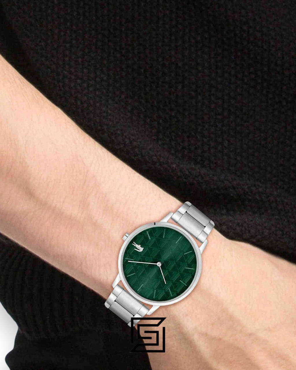 Lacoste 2011311 Green Dial Stainless Steel Watch