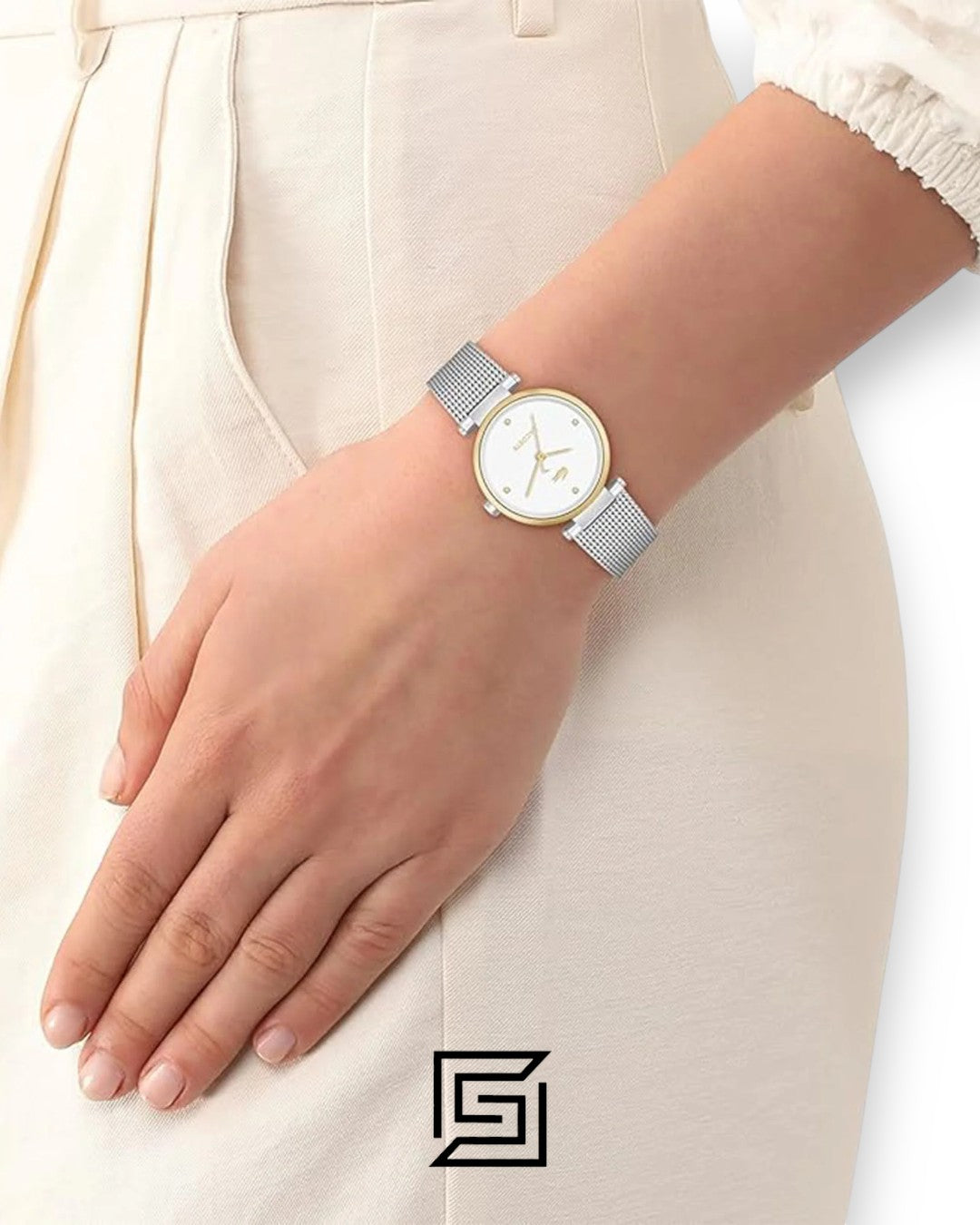 Lacoste 2001337 White Dial Ladies Watch