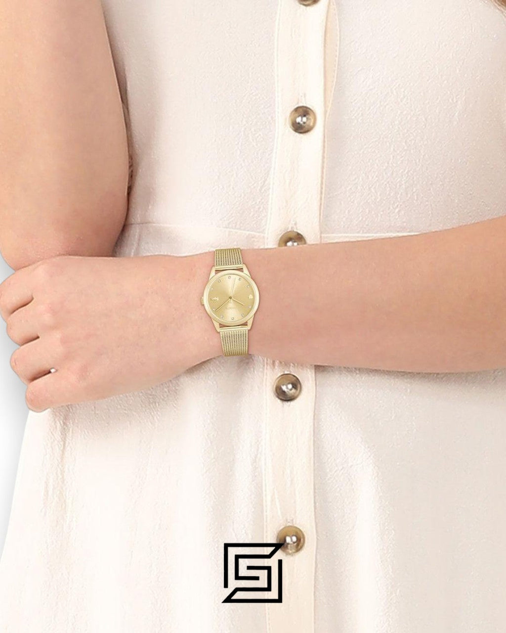 Lacoste 2001308 Gold Dial Women's Watch