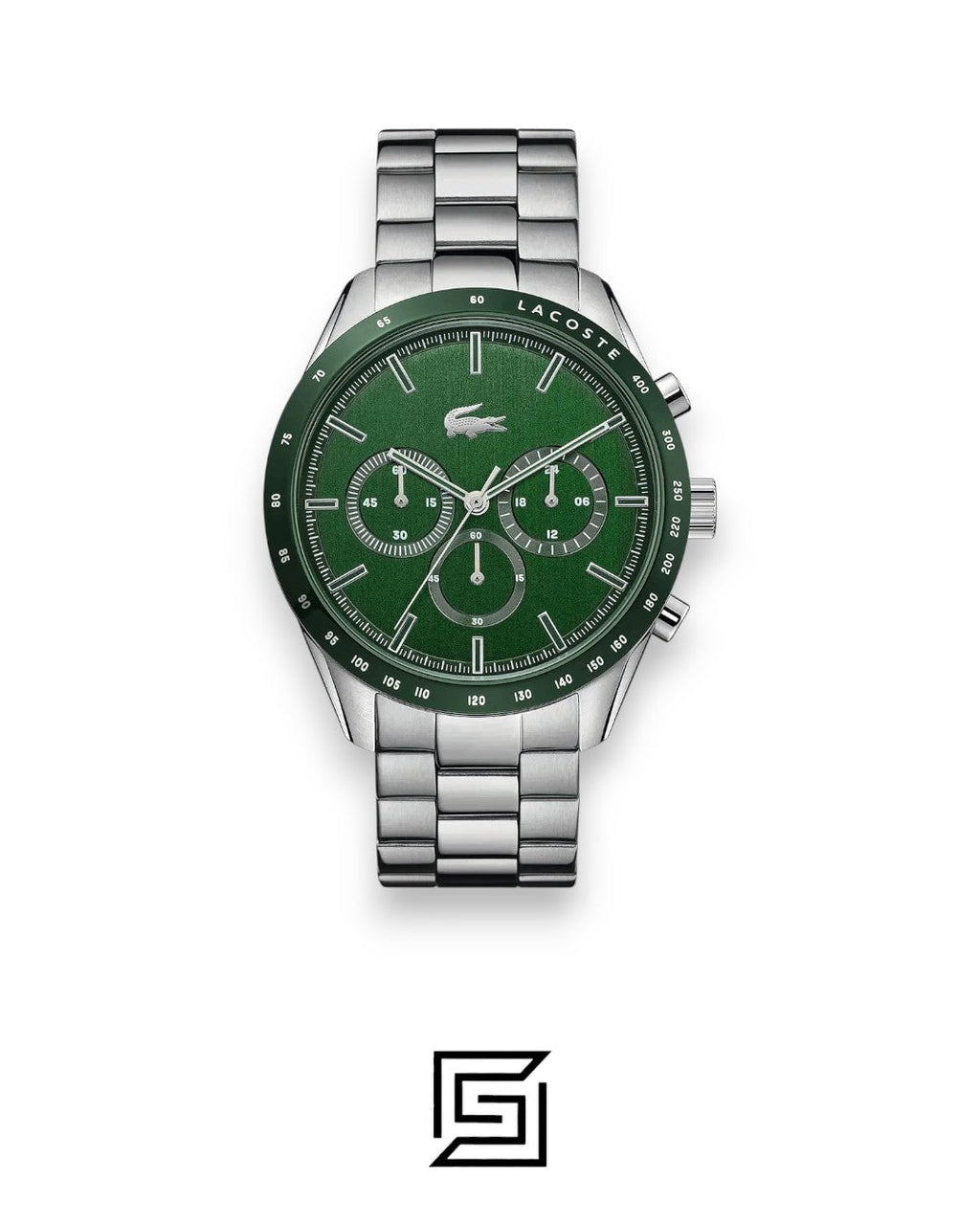 Lacoste 2011080 Green Dial Chronograph Watch