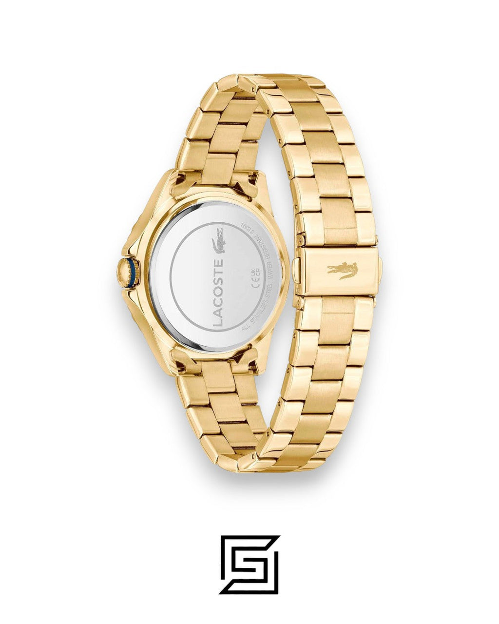 Lacoste 2001371 Women's Gold-Tone Stainless Steel Blue Dial Watch