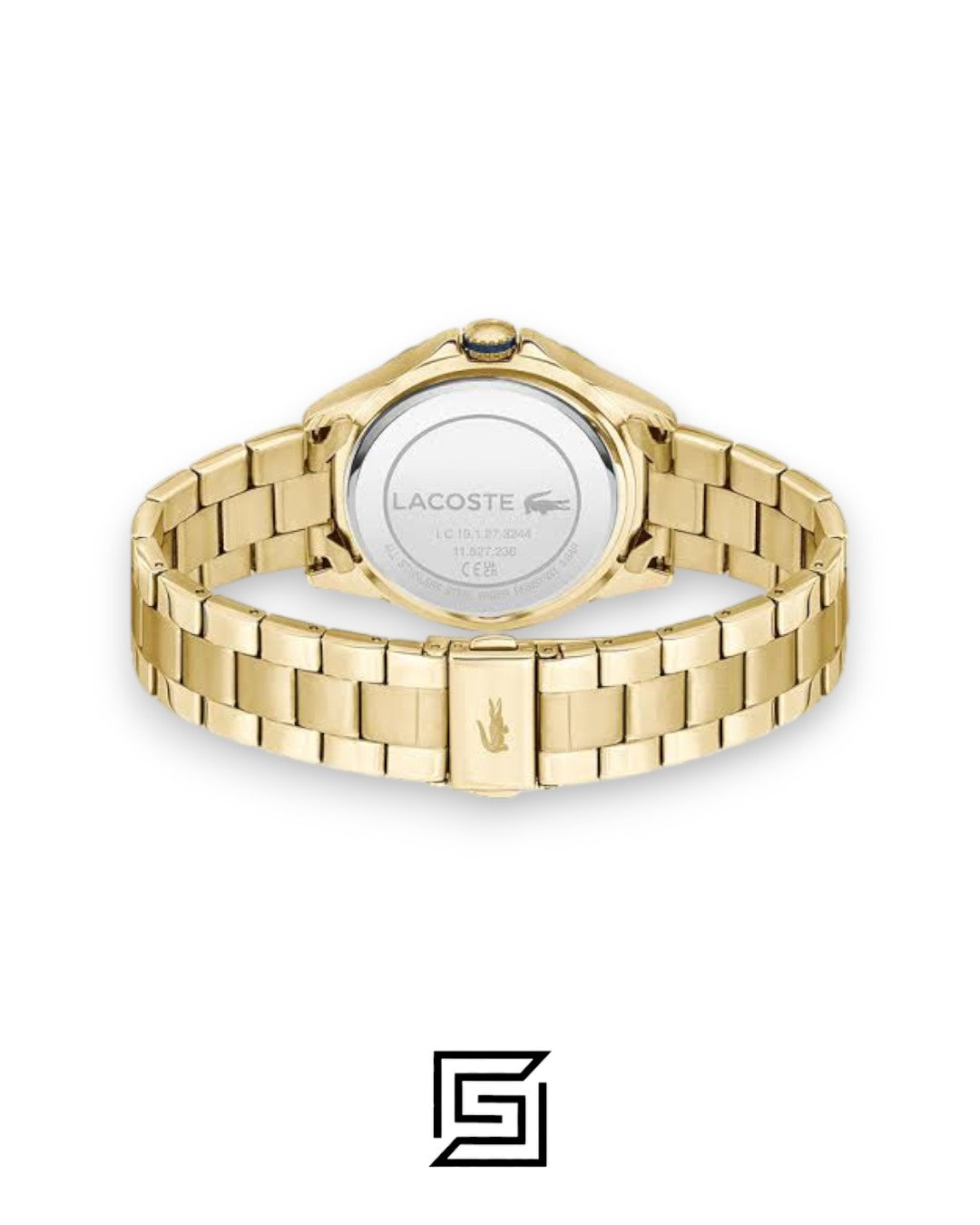 Lacoste 2001371 Women's Gold-Tone Stainless Steel Blue Dial Watch