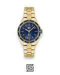 Lacoste 2001371 Women's Gold-Tone Stainless Steel Blue Dial Watch