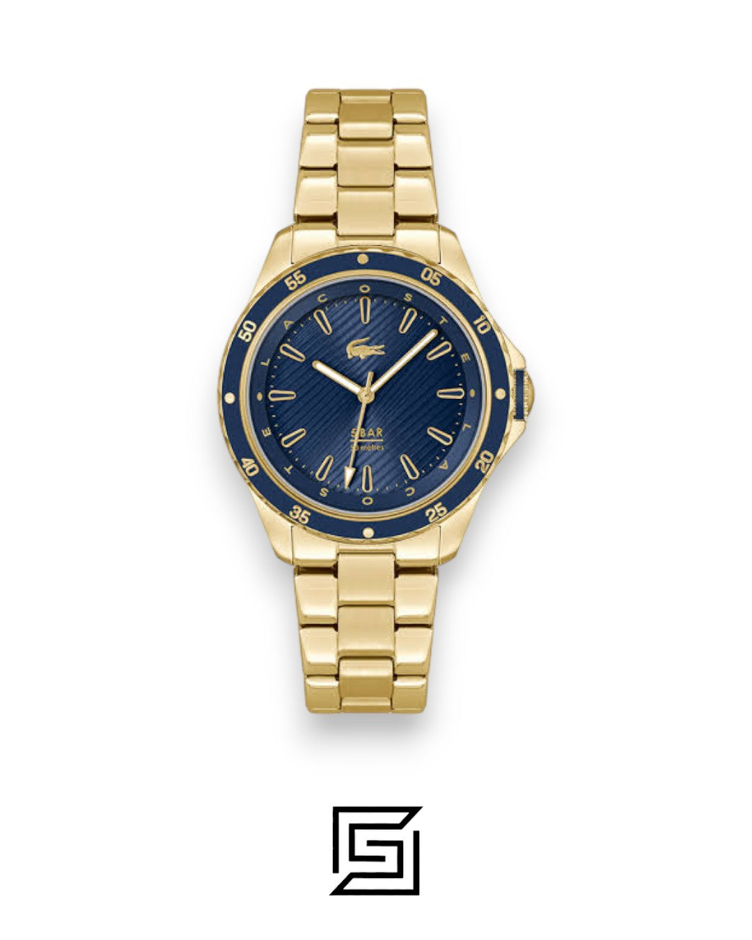 Lacoste 2001371 Women's Gold-Tone Stainless Steel Blue Dial Watch