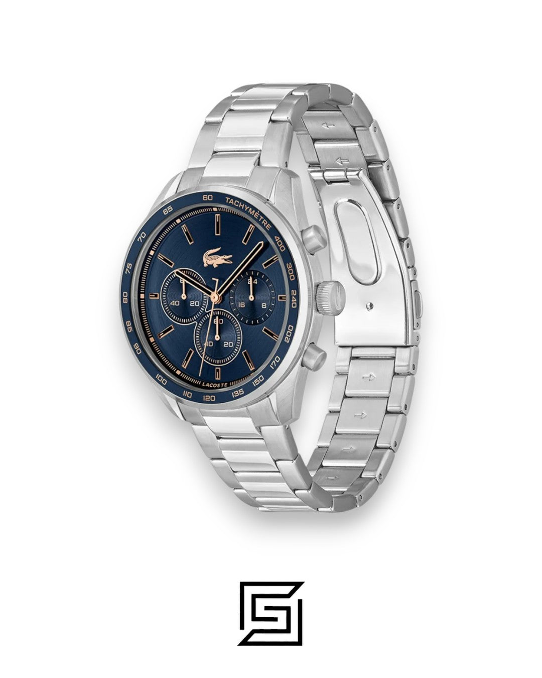 Lacoste 2011380 Men's Chronograph Blue Dial Stainless Steel Watch