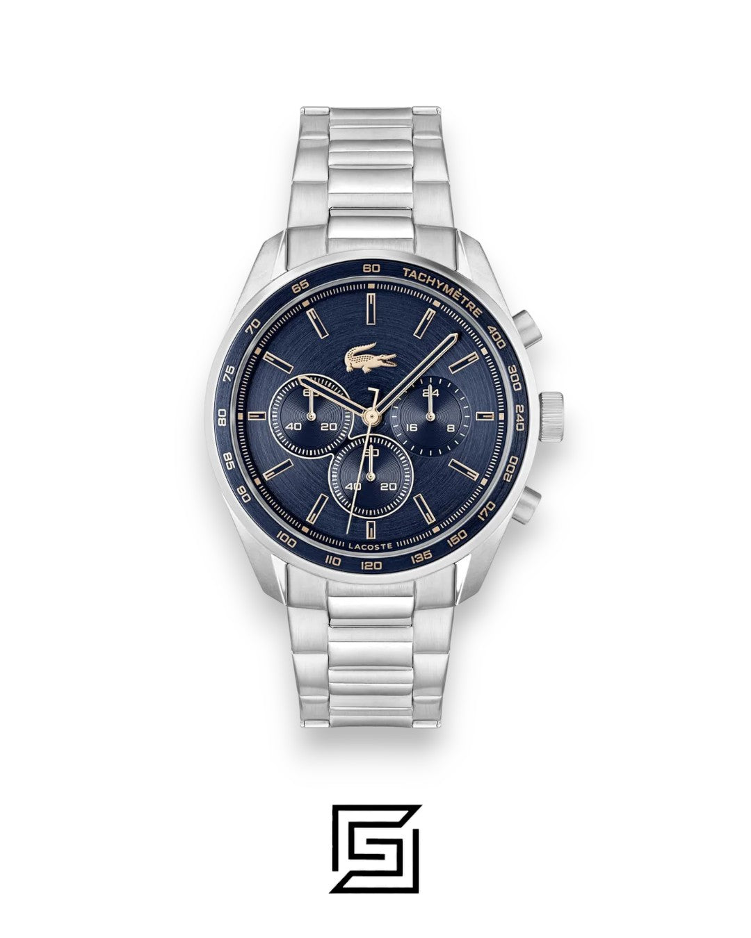 Lacoste 2011380 Men's Chronograph Blue Dial Stainless Steel Watch
