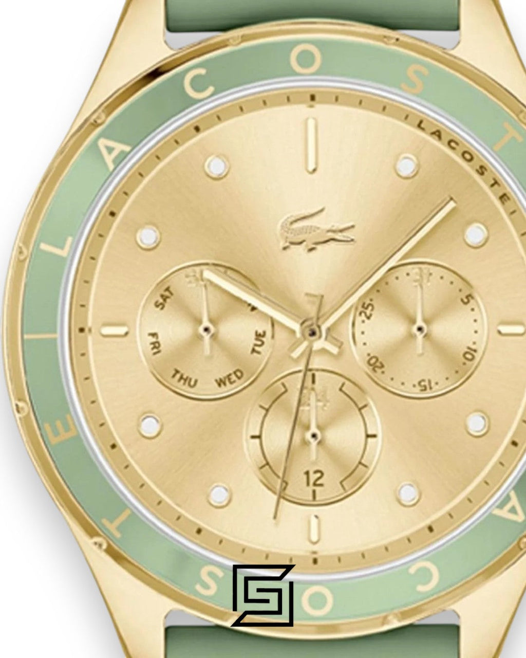 Lacoste 2001298 Gold Case Women's Watch Green Dial