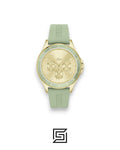 Lacoste 2001298 Gold Case Women's Watch Green Dial