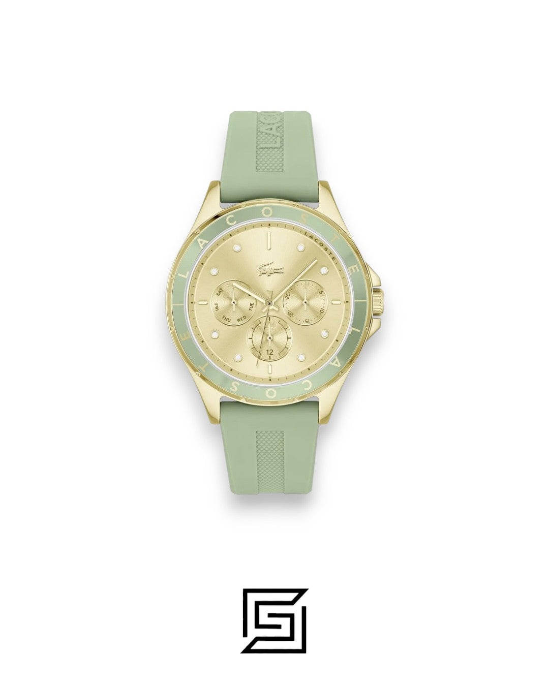 Lacoste 2001298 Gold Case Women's Watch Green Dial