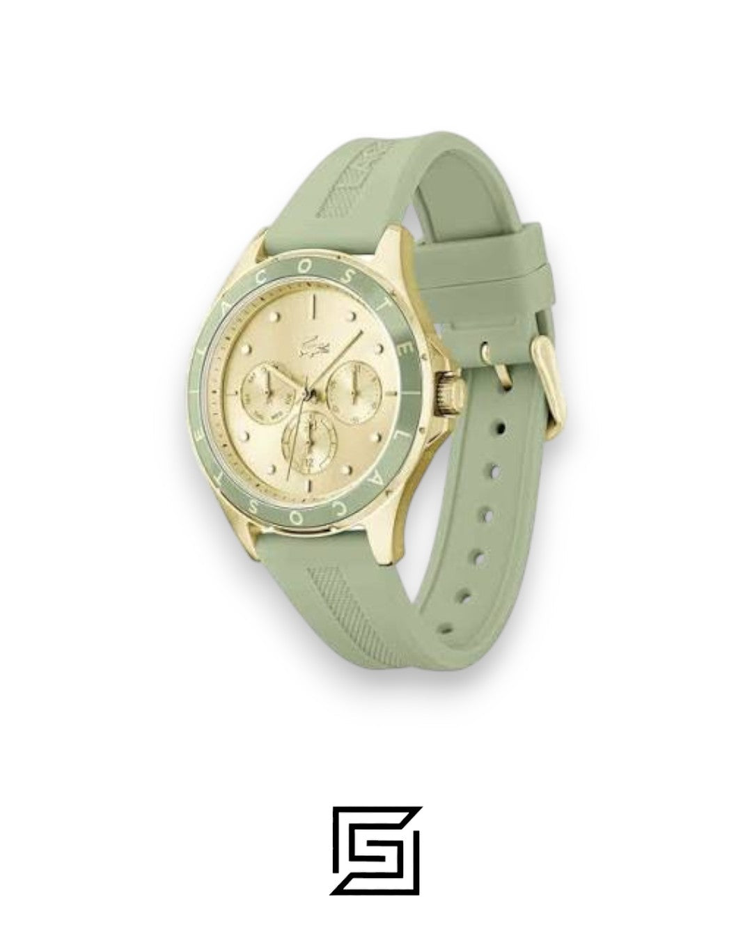 Lacoste 2001298 Gold Case Women's Watch Green Dial
