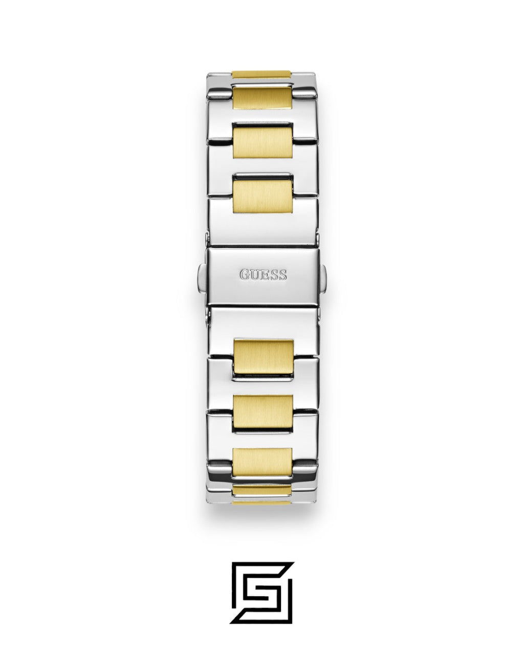 Guess GW0769L3 Silver Dial Two-Tone Watch