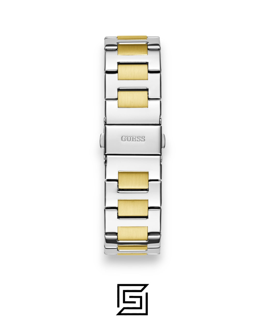 Guess GW0769L3 Silver Dial Two-Tone Watch