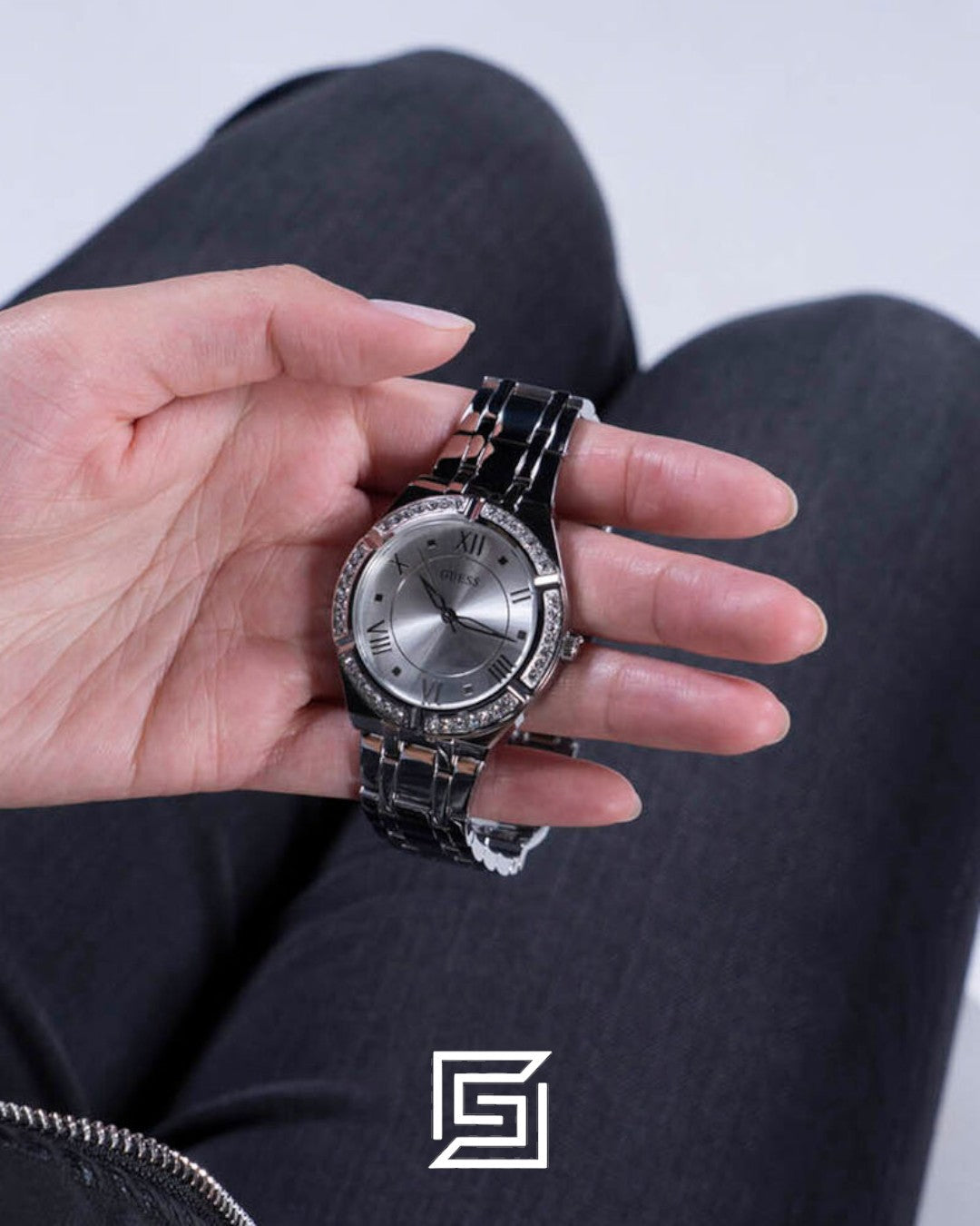 Guess GW0033L1 Silver Dial Stainless Steel Watch