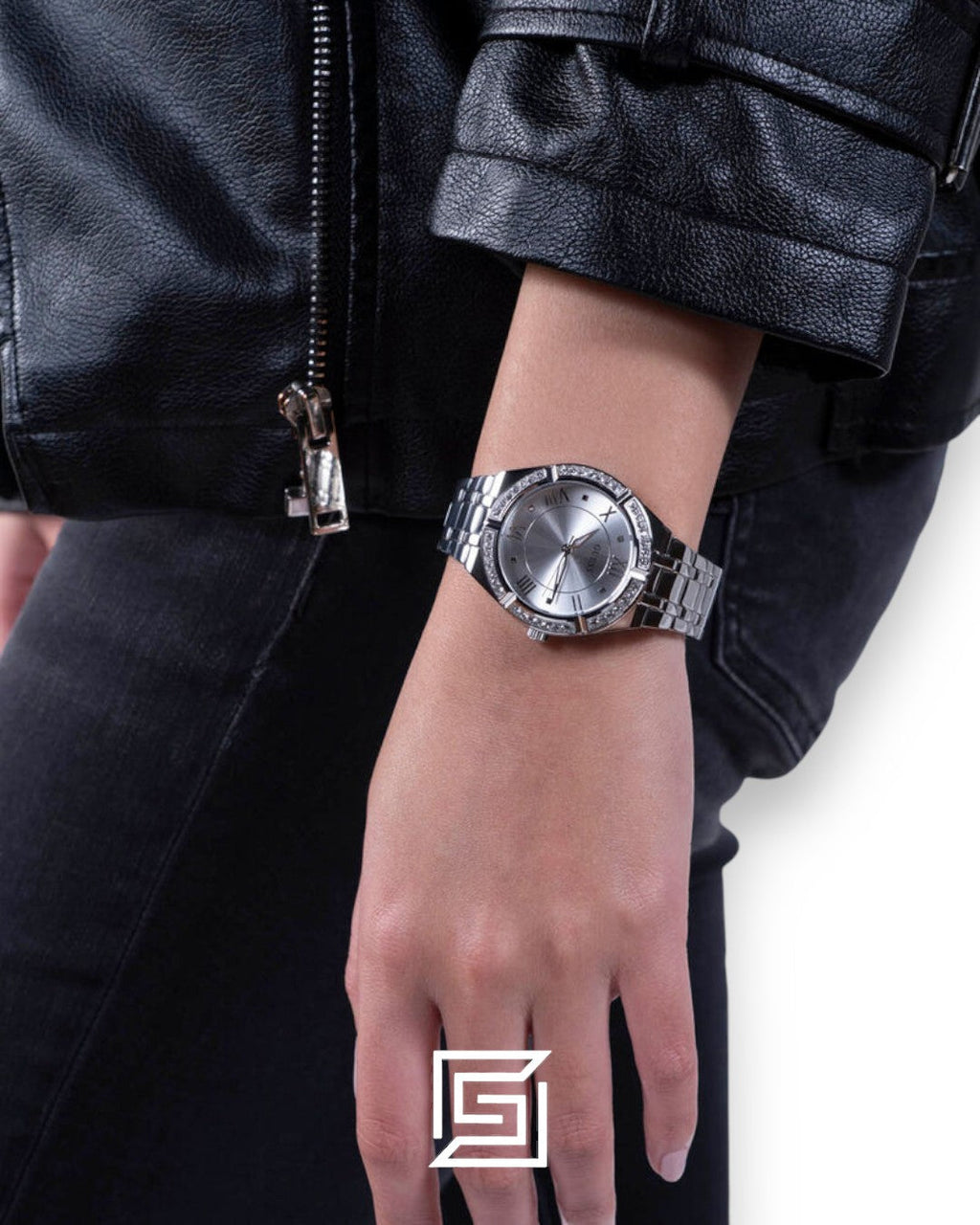 Guess GW0033L1 Silver Dial Stainless Steel Watch