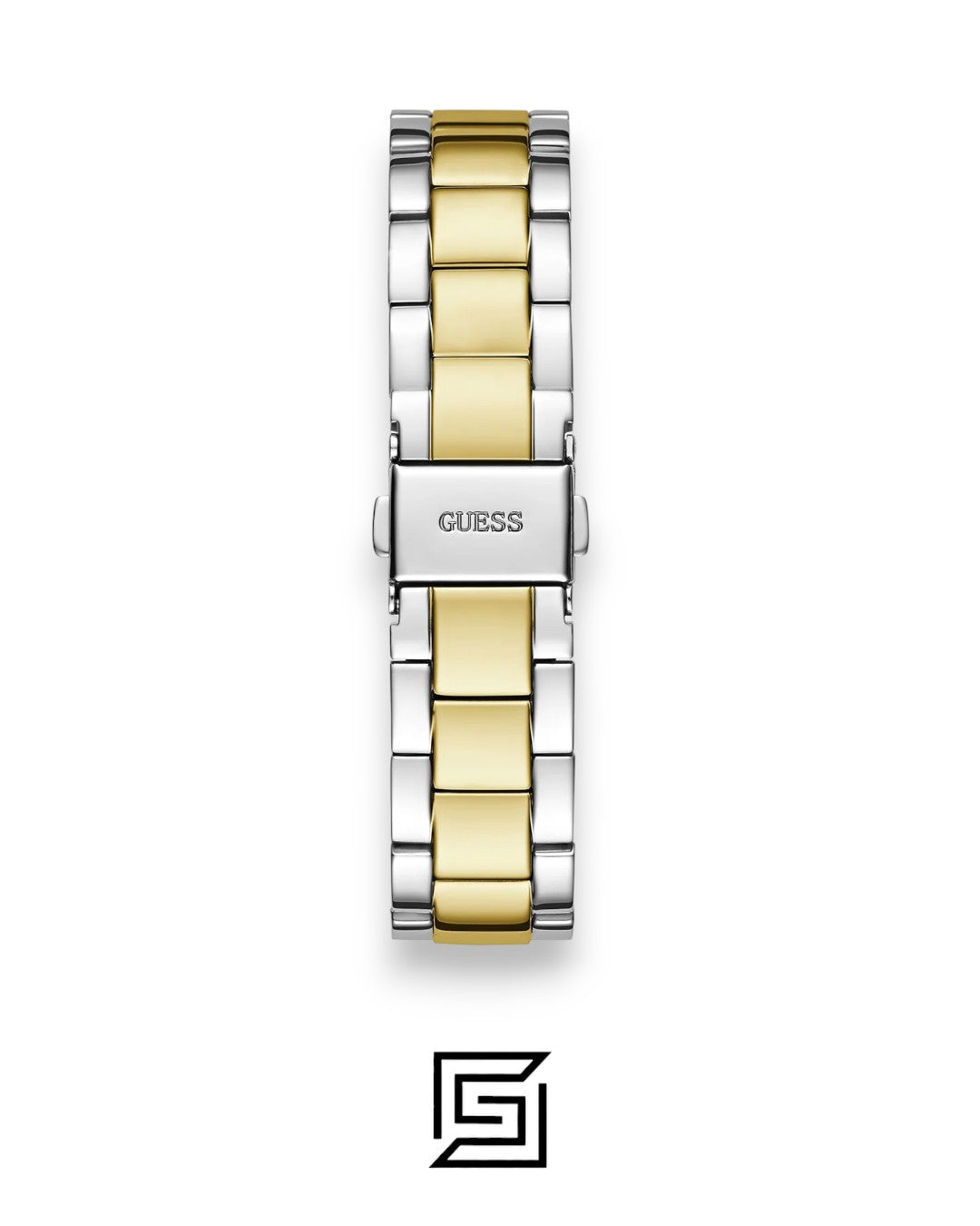 Guess GW0308L6 Two-Tone White Dial Watch