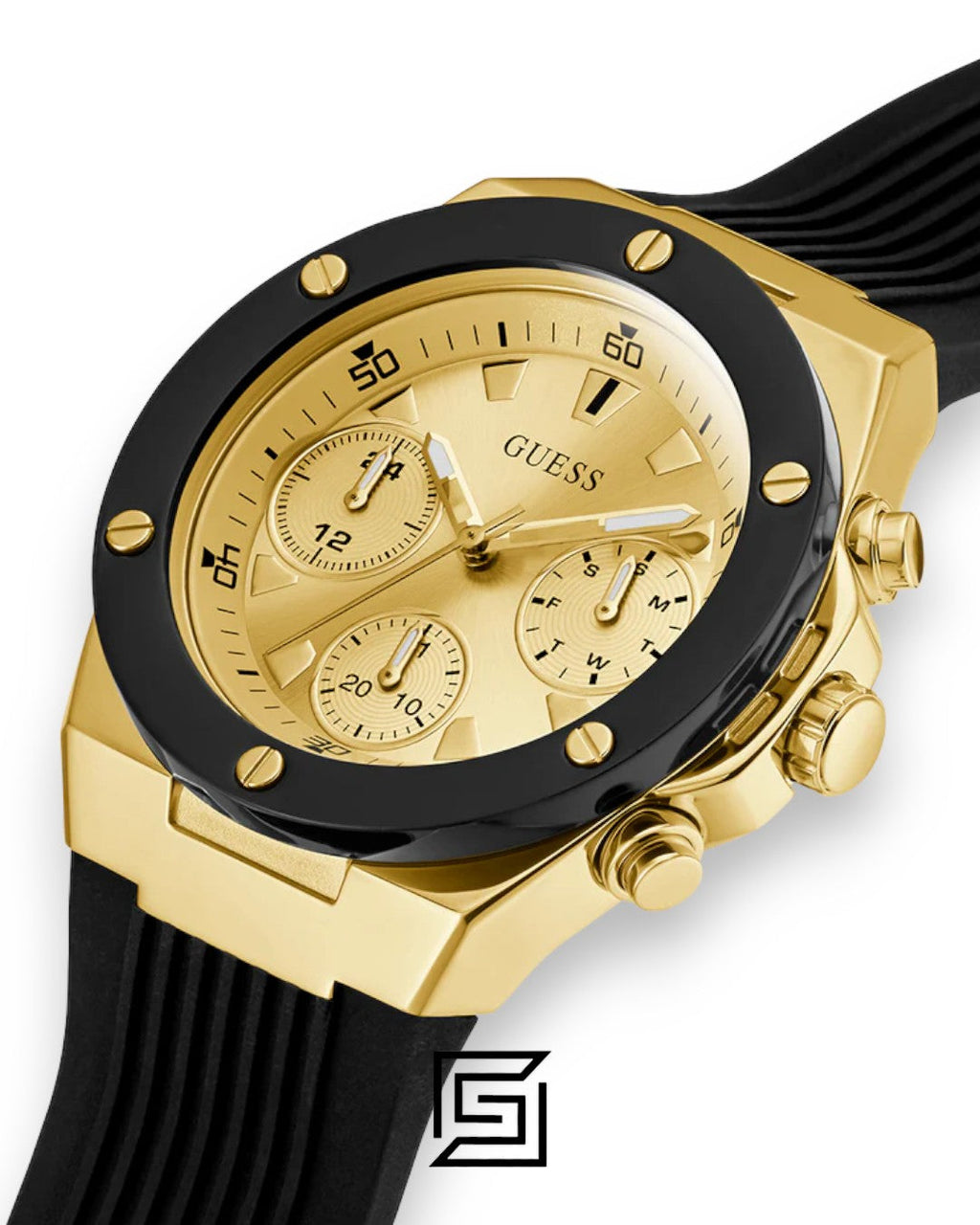 Guess GW0030L2 Gold Dial Watch