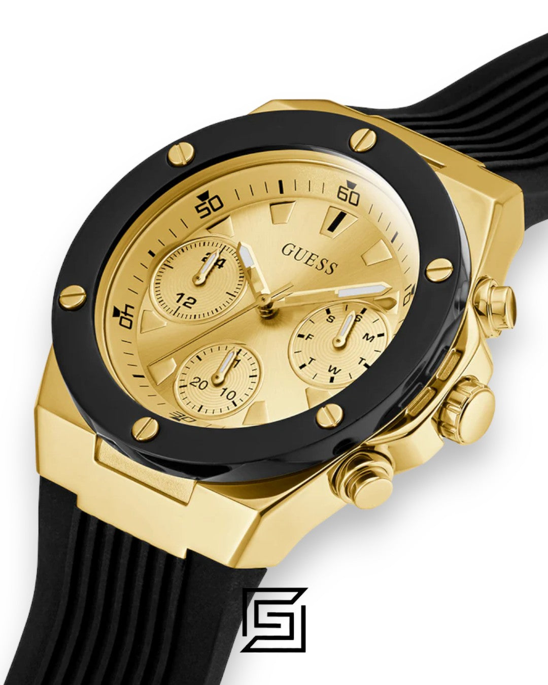Guess GW0030L2 Gold Dial Watch