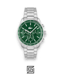 Lacoste 2011346 Green Dial Chronograph Stainless Steel Men's Watch