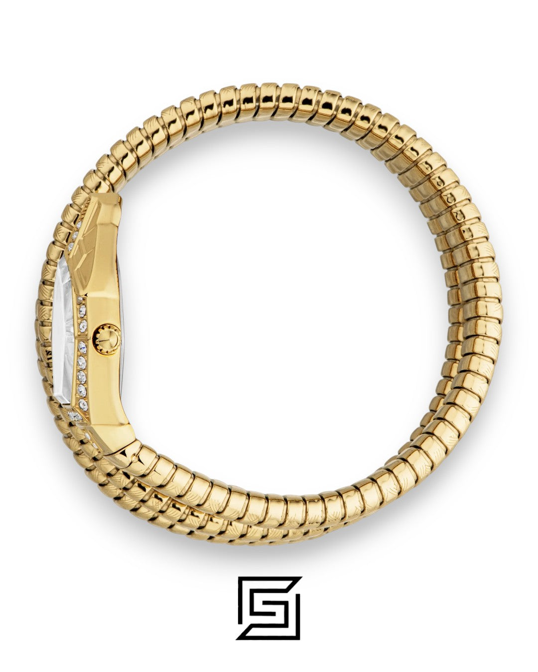 Just Cavalli JC1L304M0025 Gold Tone Mother of Pearl Dial Watch