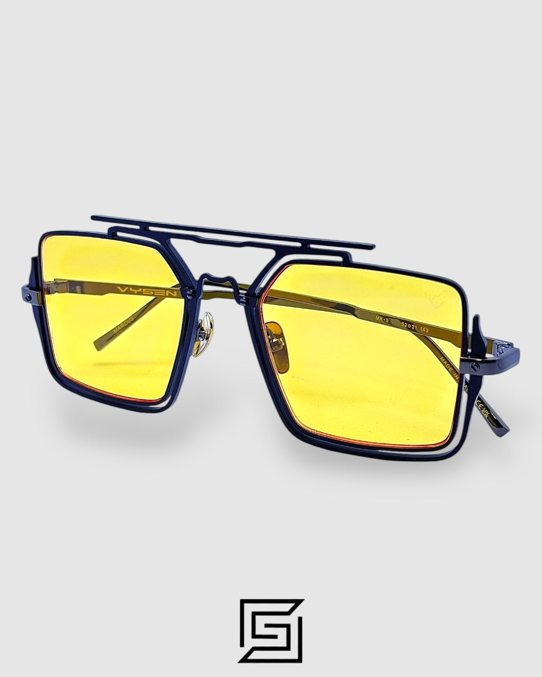 Vysen The Marcus - MA5 Black Frame Yellow Lenses