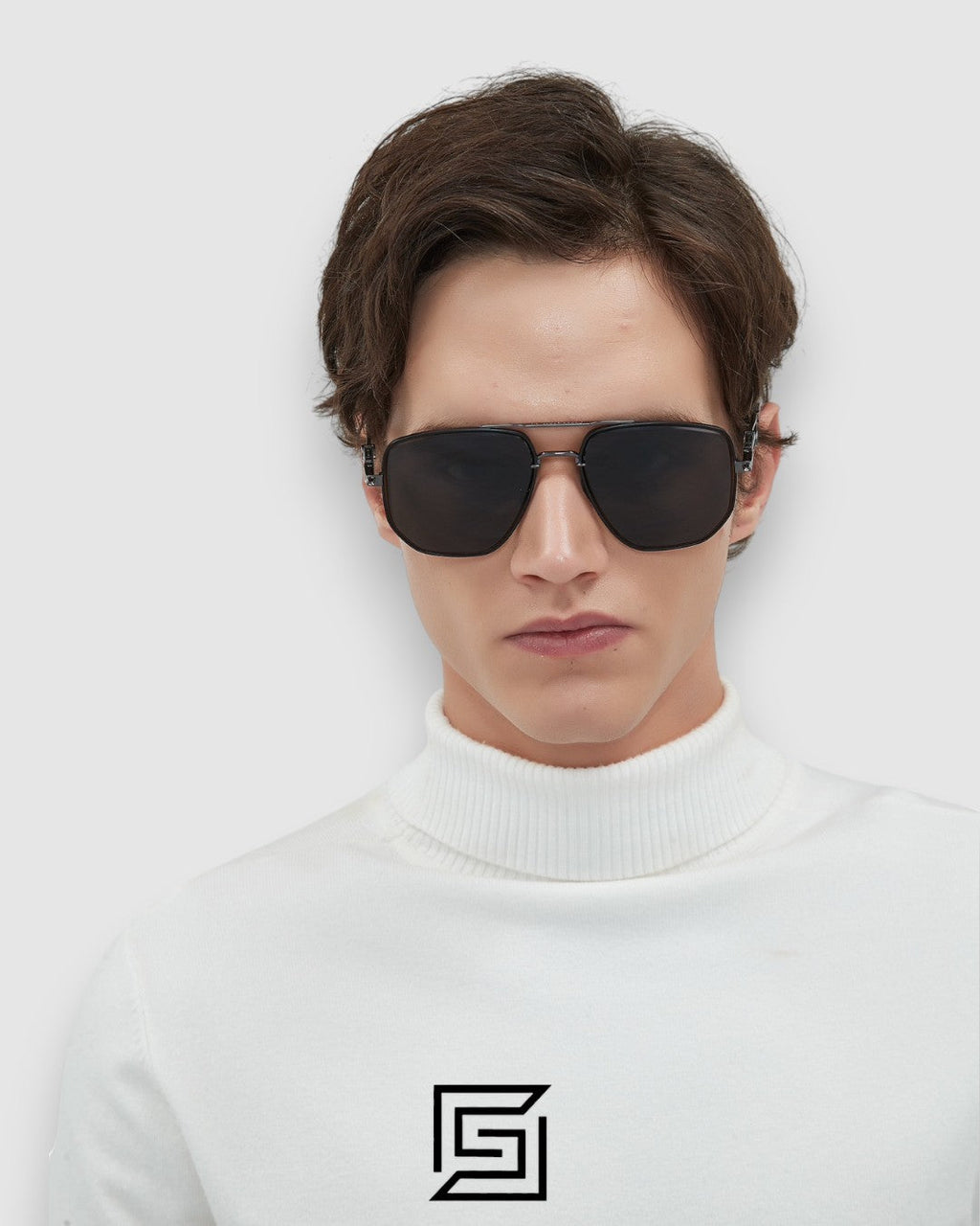 MAYBACH THE LENS Blue Mirror Lenses Gun Frame