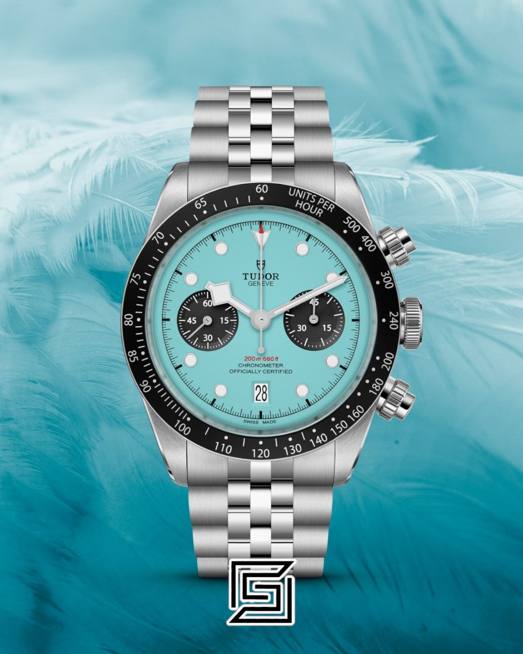 Tudor Black Bay Sea Blue Counters