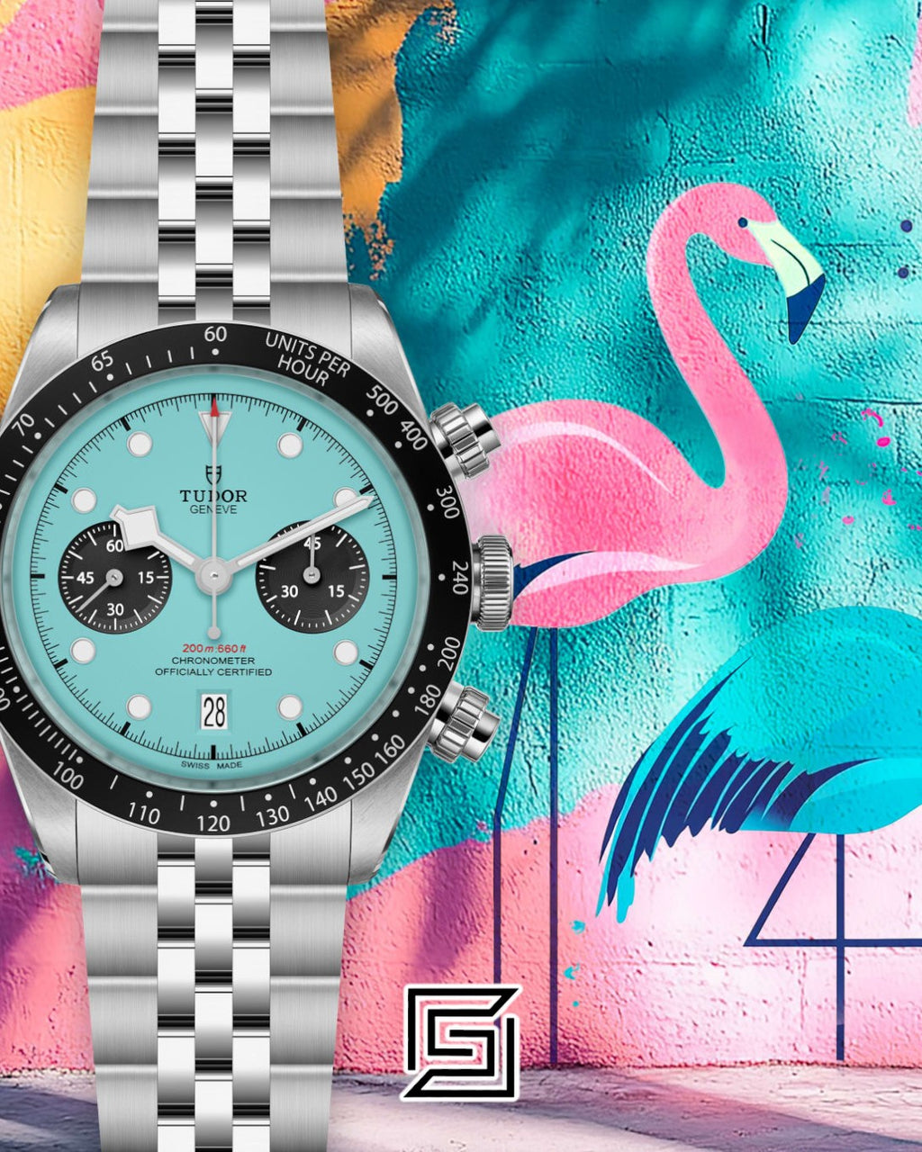 Tudor Black Bay Sea Blue Counters