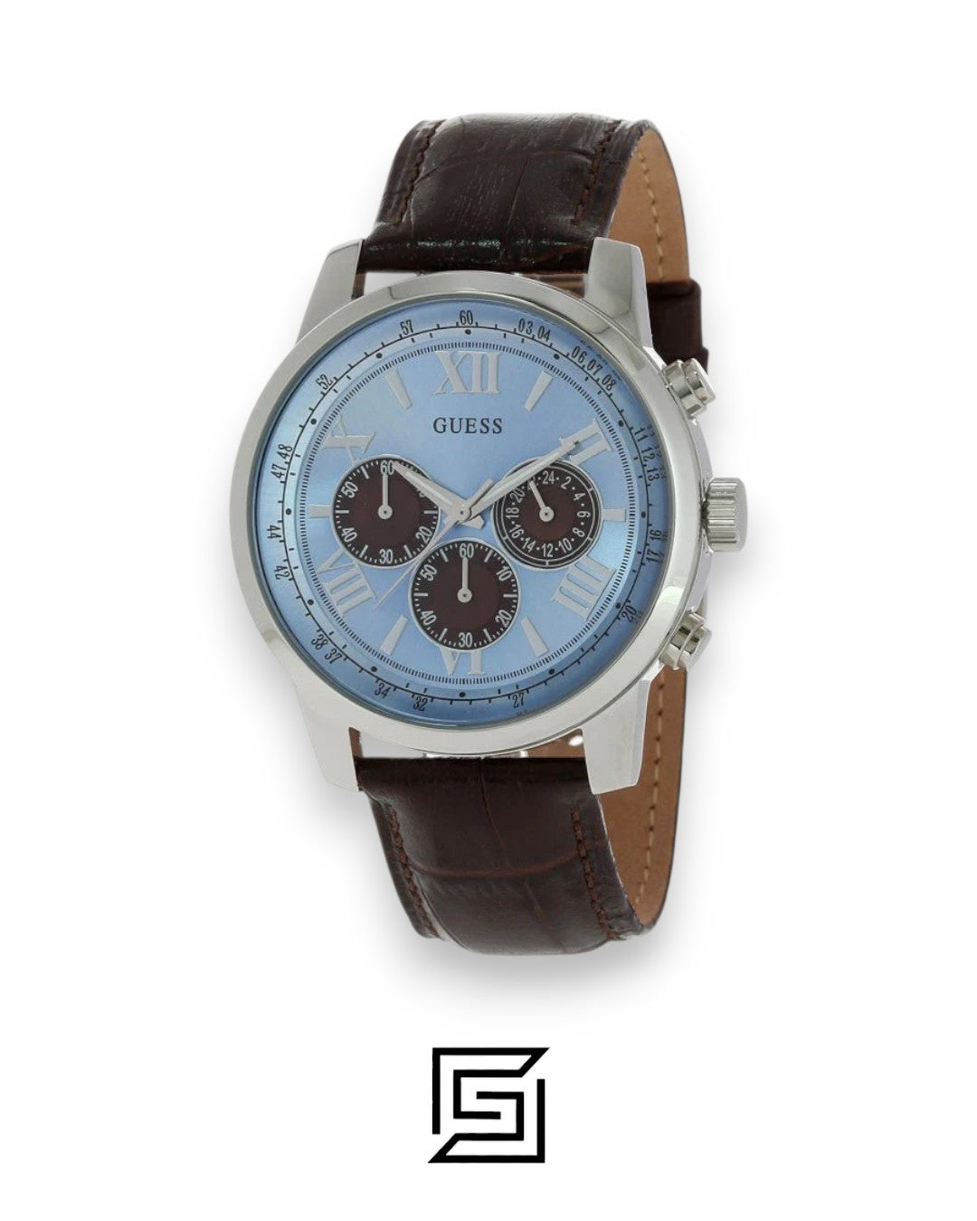 Guess W0380G6 Men's Blue Dial Watch