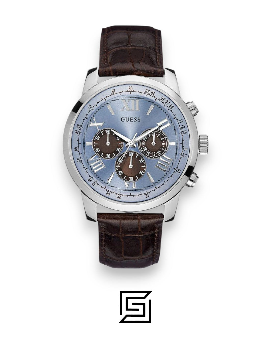 Guess W0380G6 Men's Blue Dial Watch