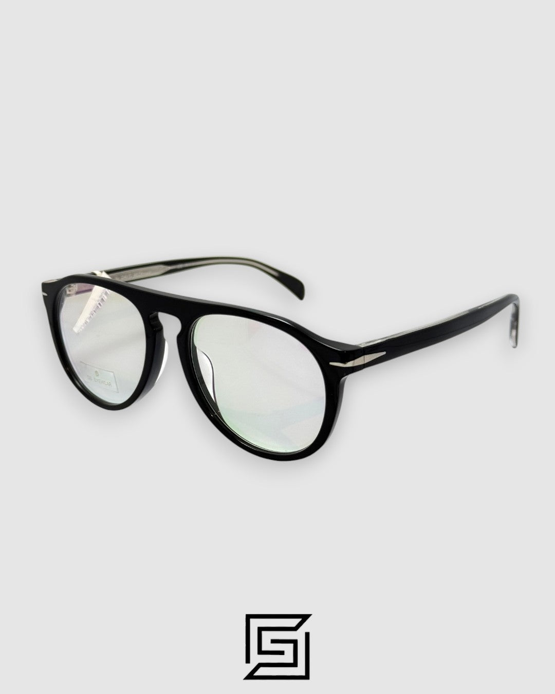 David Beckham DB7009/S 807IR Optical Glasses - Black Acetate Frame