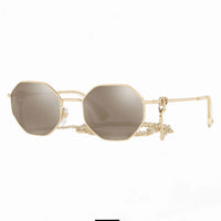 VALENTINO VA2040 Sunglasses For Women - GOLD_GOLD MIRROR