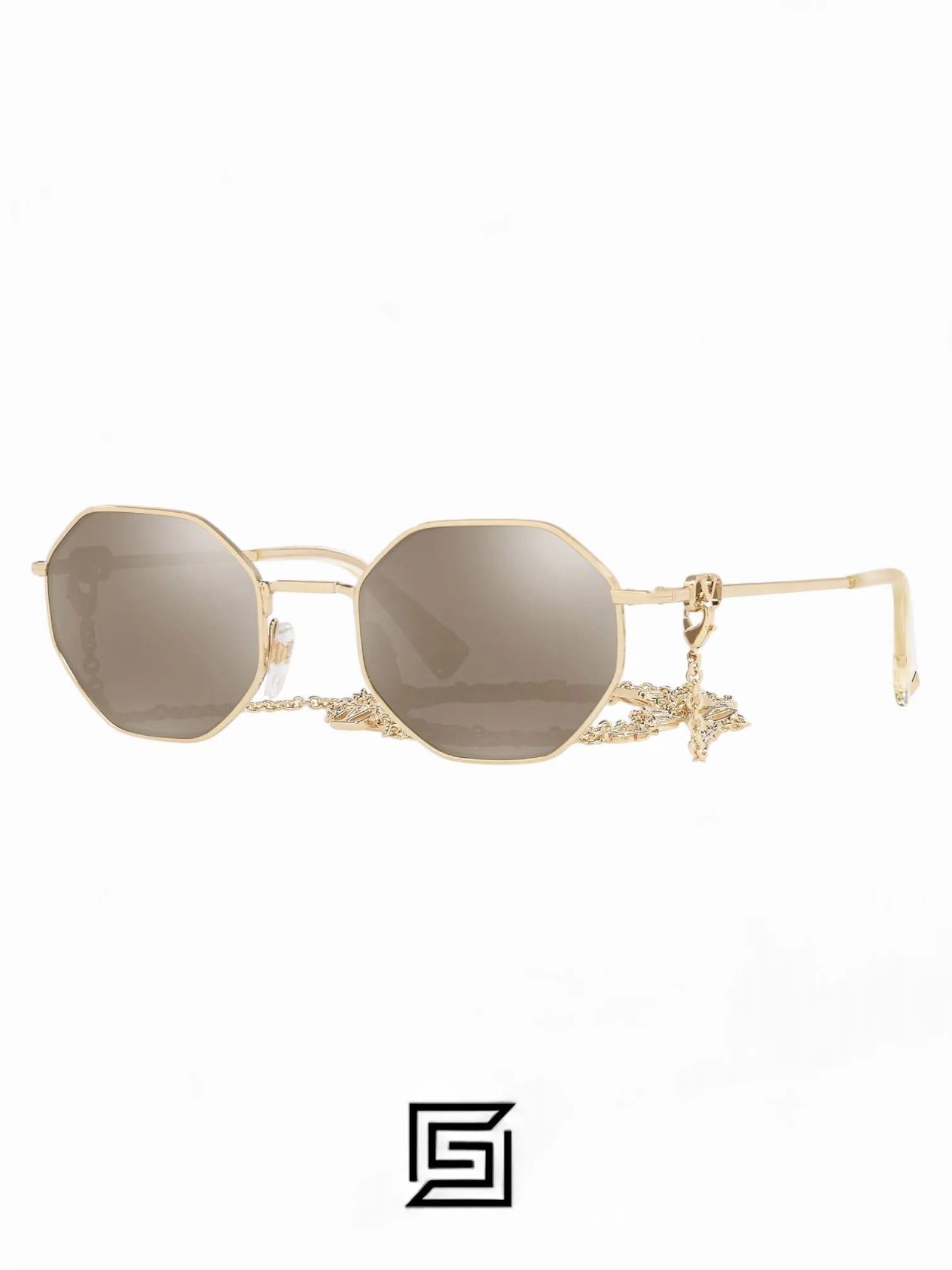 VALENTINO VA2040 Sunglasses For Women - GOLD_GOLD MIRROR