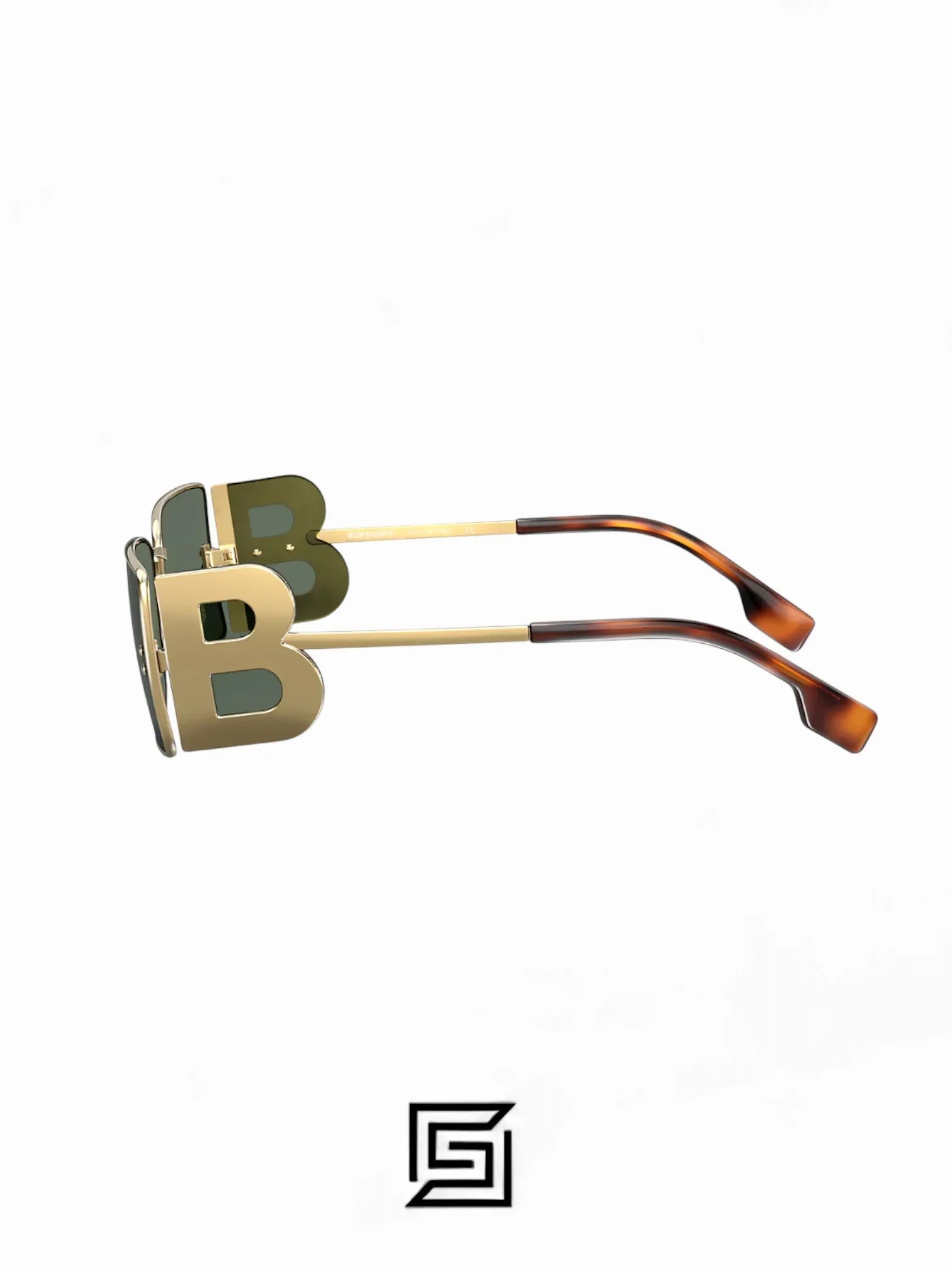 نظارة شمسية BURBERRY BE3110 1017/4L/ذهبي × زيتوني