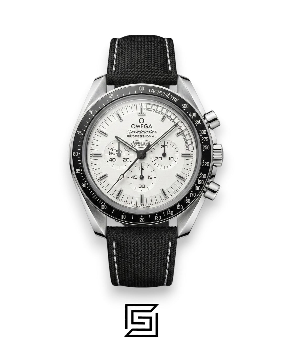 Omega Speedmaster 'Silver Snoopy' Tribute – White Dial & Nylon Strap