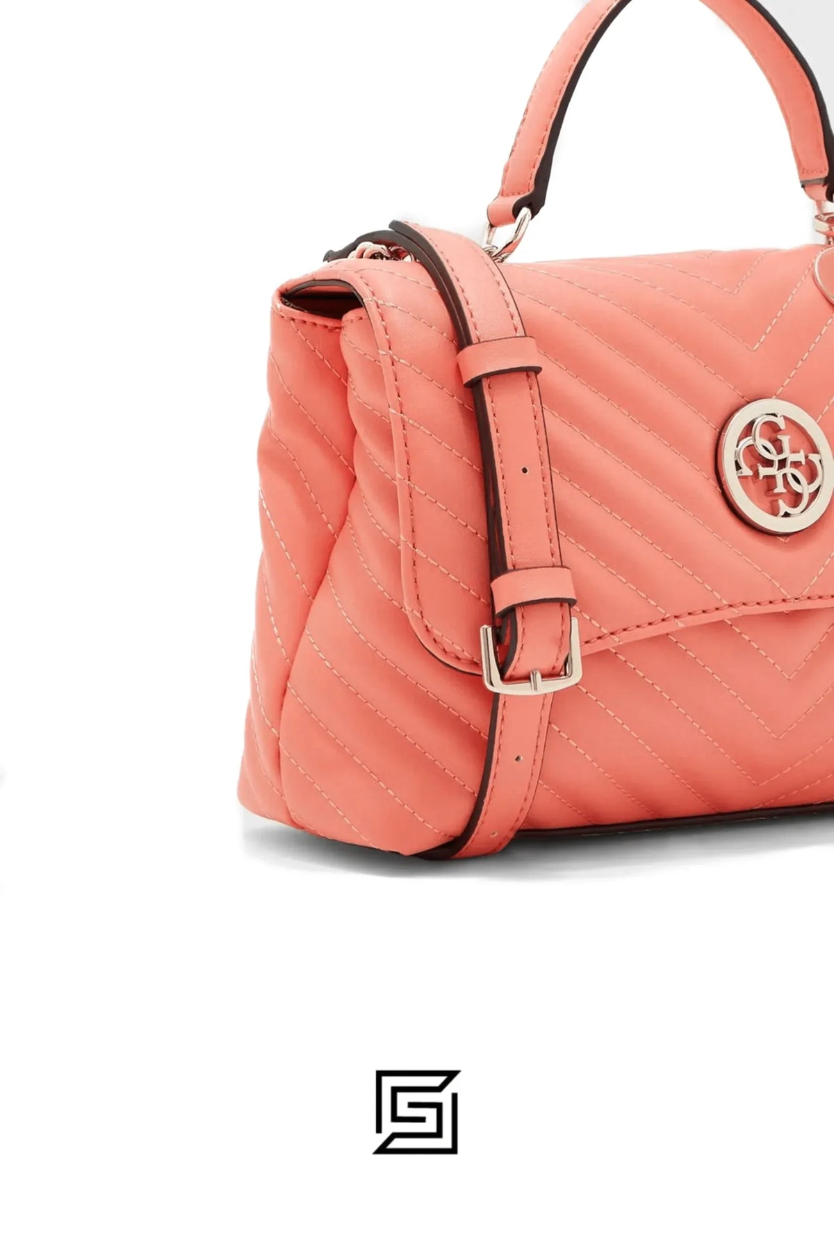 leather Guess Women's Blakely Top Handle Flap Top-Handle Bag