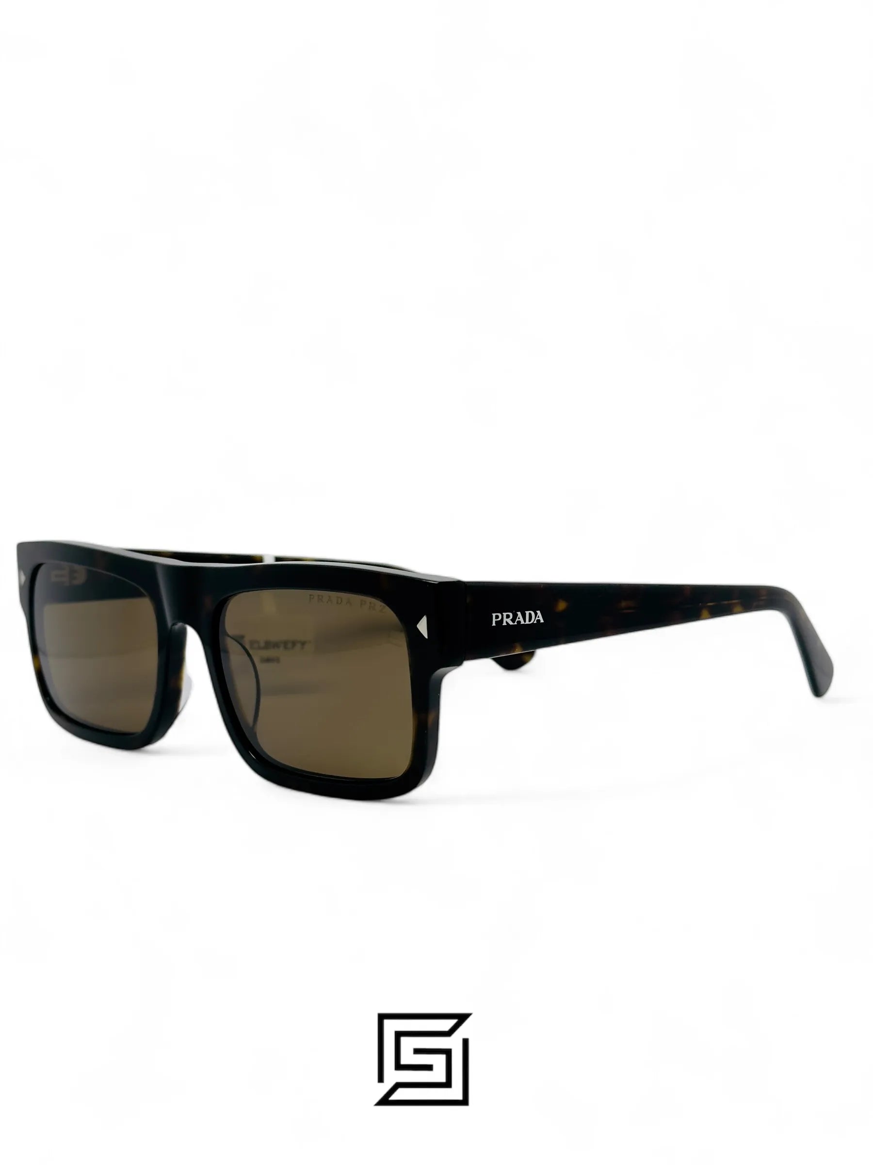 نظارات شمسية PRADA SPR A10SF 17N-01D/TIGER - بني