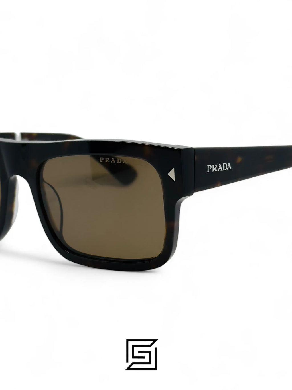 sunglasses PRADA SPR A10SF 17N-01D/TIGER - BROWN