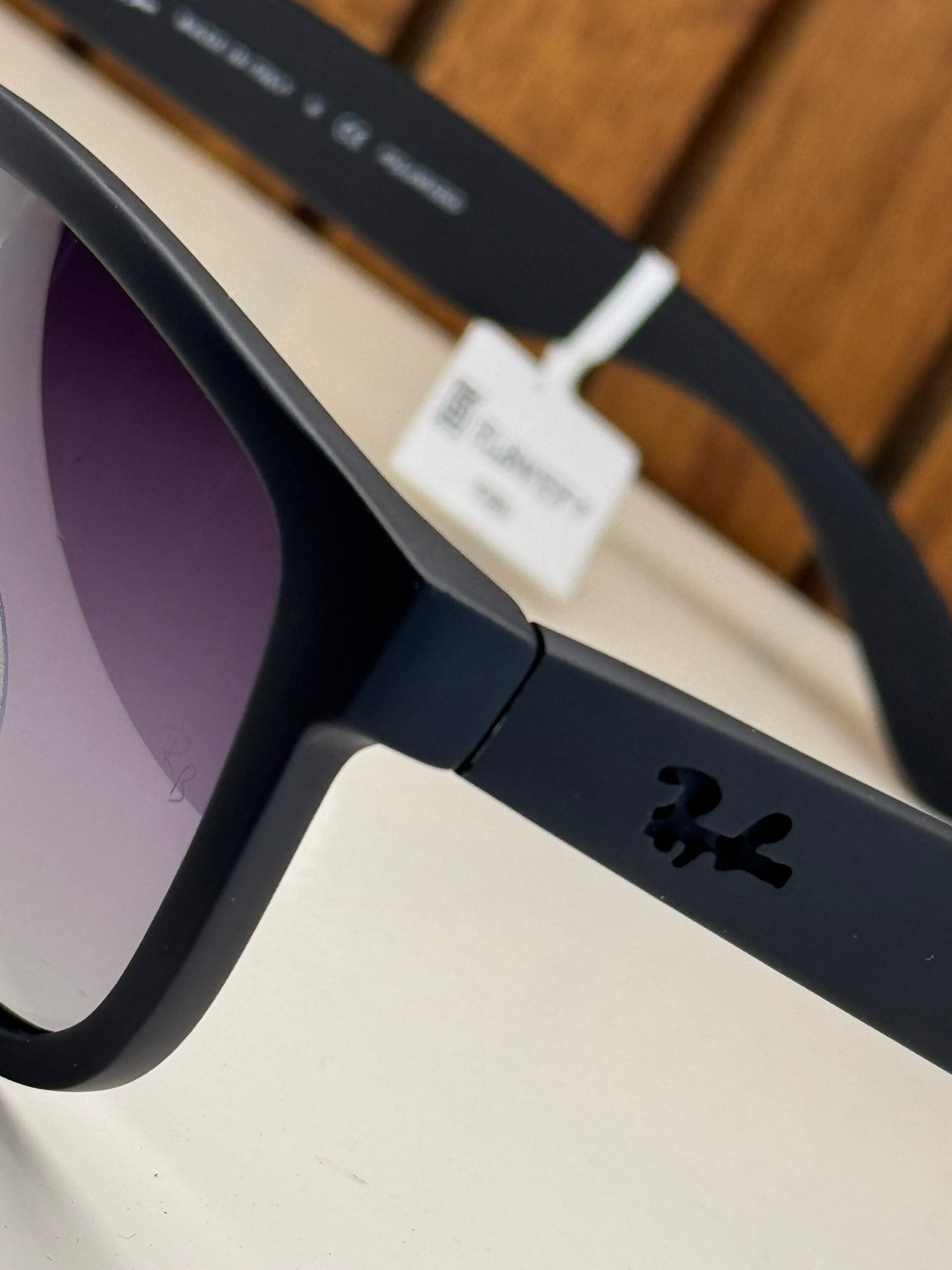 RB4165 JUSTIN/BLACK MATTE - BLACK POLARISED